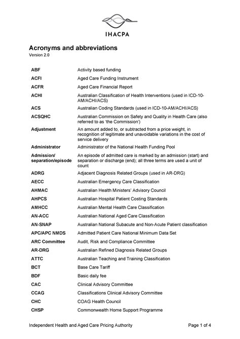 List of Acronyms and Abbreviations .